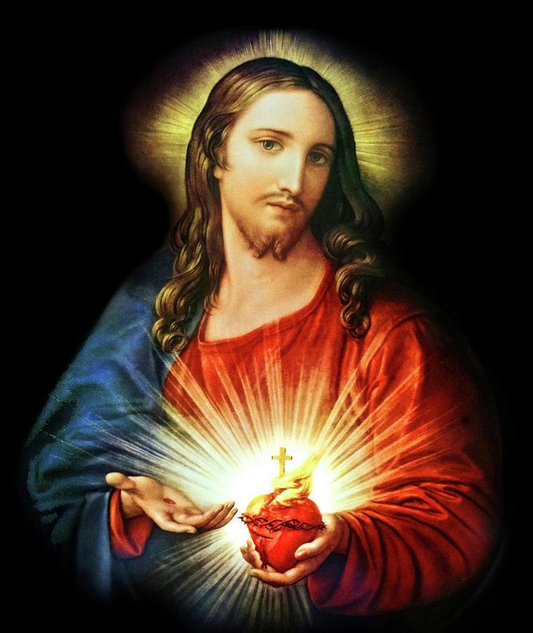 Painting of the Sacred Heart of Jesus 
