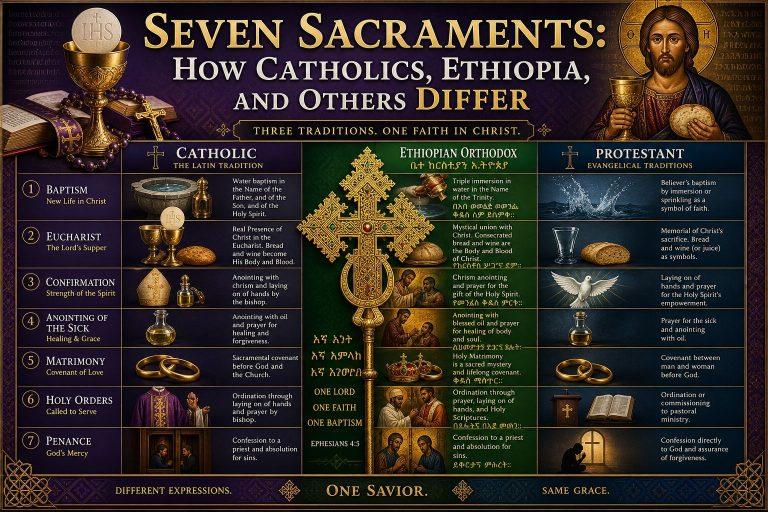 Seven Sacraments: How Catholics, Ethiopia, and Others Differ