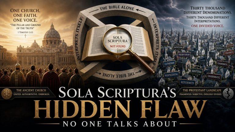 Sola Scriptura's Hidden Flaw No One Talks About