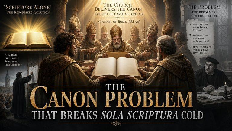 The Canon Problem That Breaks Sola Scriptura Cold