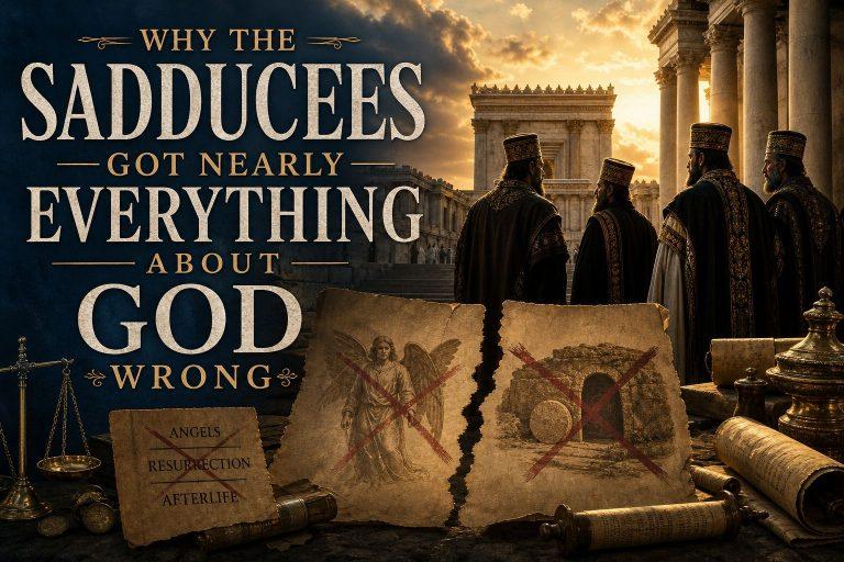 Why the Sadducees Got Nearly Everything About God Wrong